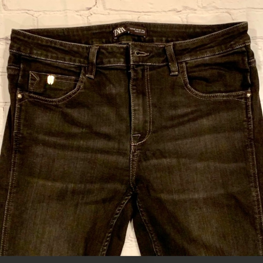 SALE❤️LN ZARA BLACK 5 POCKET SKINNY JEANS❤️ - Picture 6 of 8